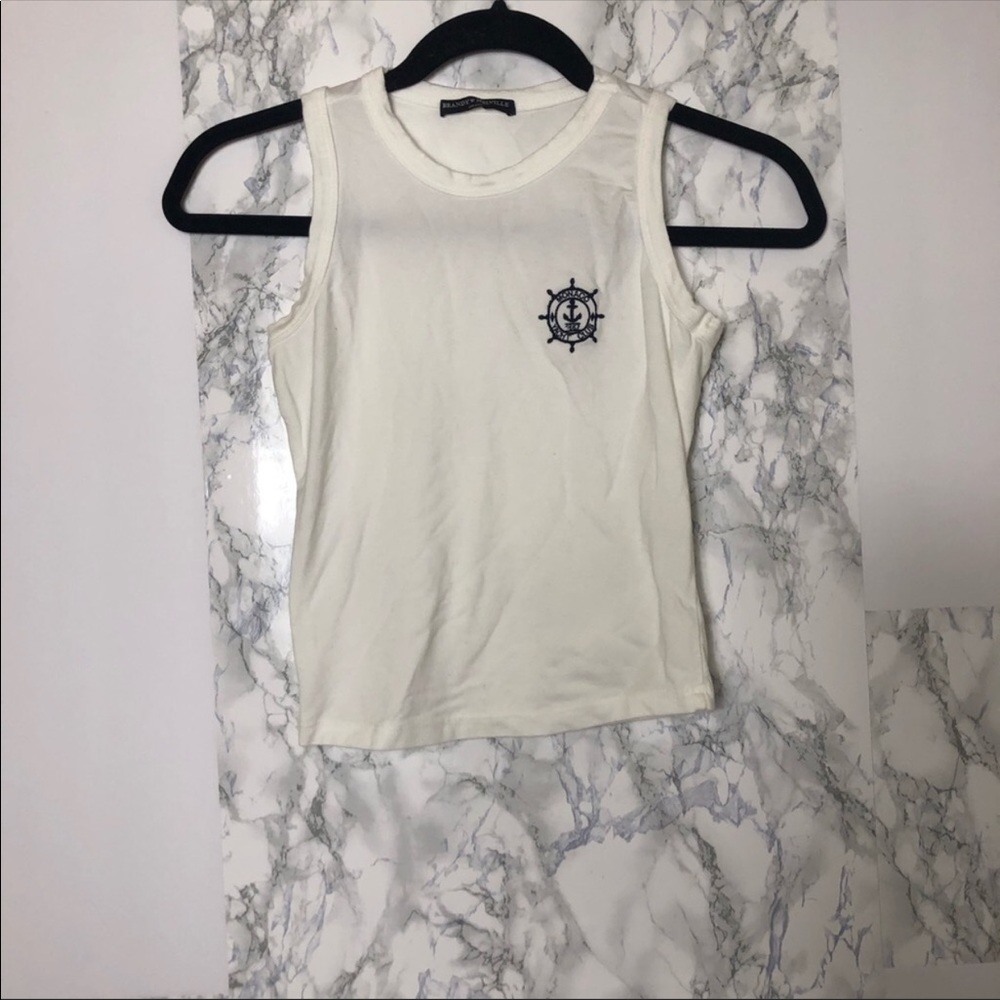 🌸Brandy Melville Cropped Muscle Tee